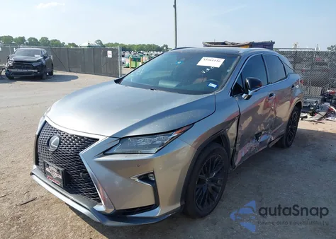 2018 Lexus Rx 450H F Sport из США, поврежденный, VIN 2T2BGMCA6JC026122